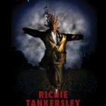 cover of The Scarecrow by R T Cusick, has a scarecrown set against a cloudy full moon