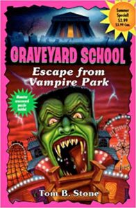Graveyard School #25: Escape from Vampire Park Cover by Mark Nagata